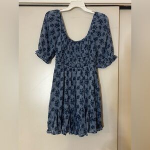 Trixxi Blue Floral Dress